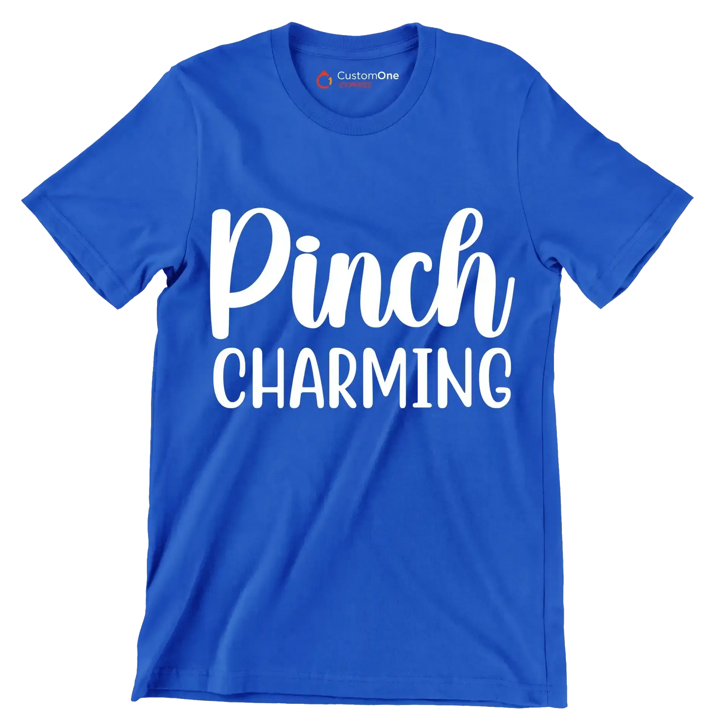 Pinch Charming - St. Patrick's Day T-Shirt-Blue-S-Custom One Express