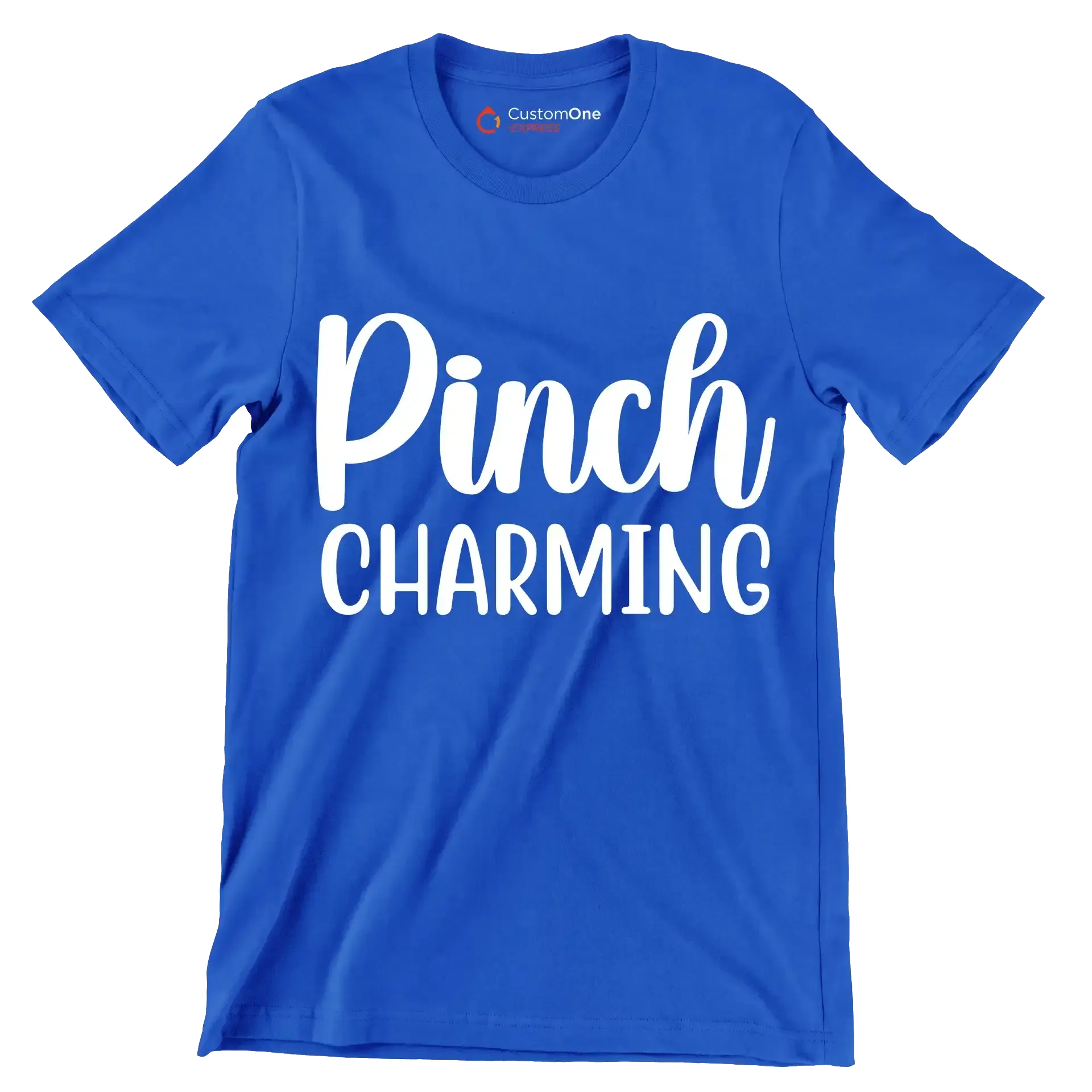 Pinch Charming - St. Patrick's Day T-Shirt-Blue-S-Custom One Express