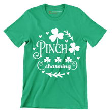 Pinch Charming - St. Patrick's Day T-Shirt-Green-S-Custom One Express