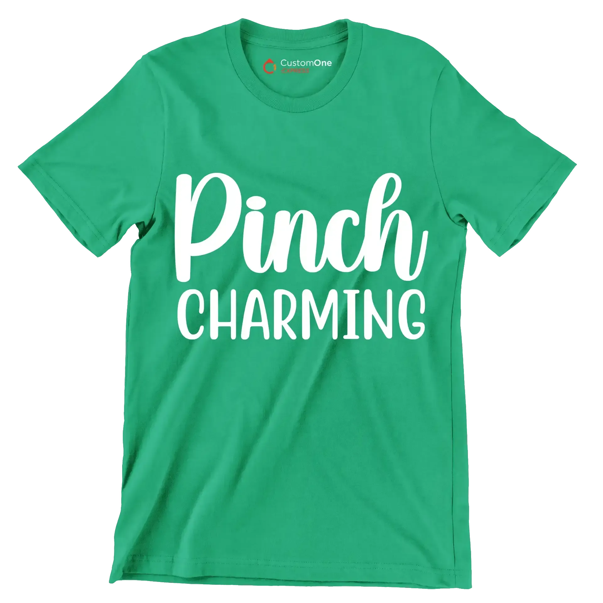 Pinch Charming - St. Patrick's Day T-Shirt-Green-S-Custom One Express