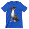 Pitbull_Mix - Dog Themed T-Shirt-Blue-S-Custom One Express