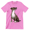 Pitbull_Mix - Dog Themed T-Shirt-Pink-S-Custom One Express