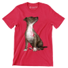 Pitbull_Mix - Dog Themed T-Shirt-Red-S-Custom One Express