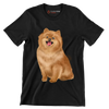 Pomeranian - Dog Themed T-Shirt-Black-S-Custom One Express