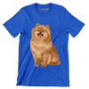 Pomeranian - Dog Themed T-Shirt-Blue-S-Custom One Express