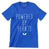 Powered by plants - Vegan Themed T-Shirt-Blue-S-Custom One Express