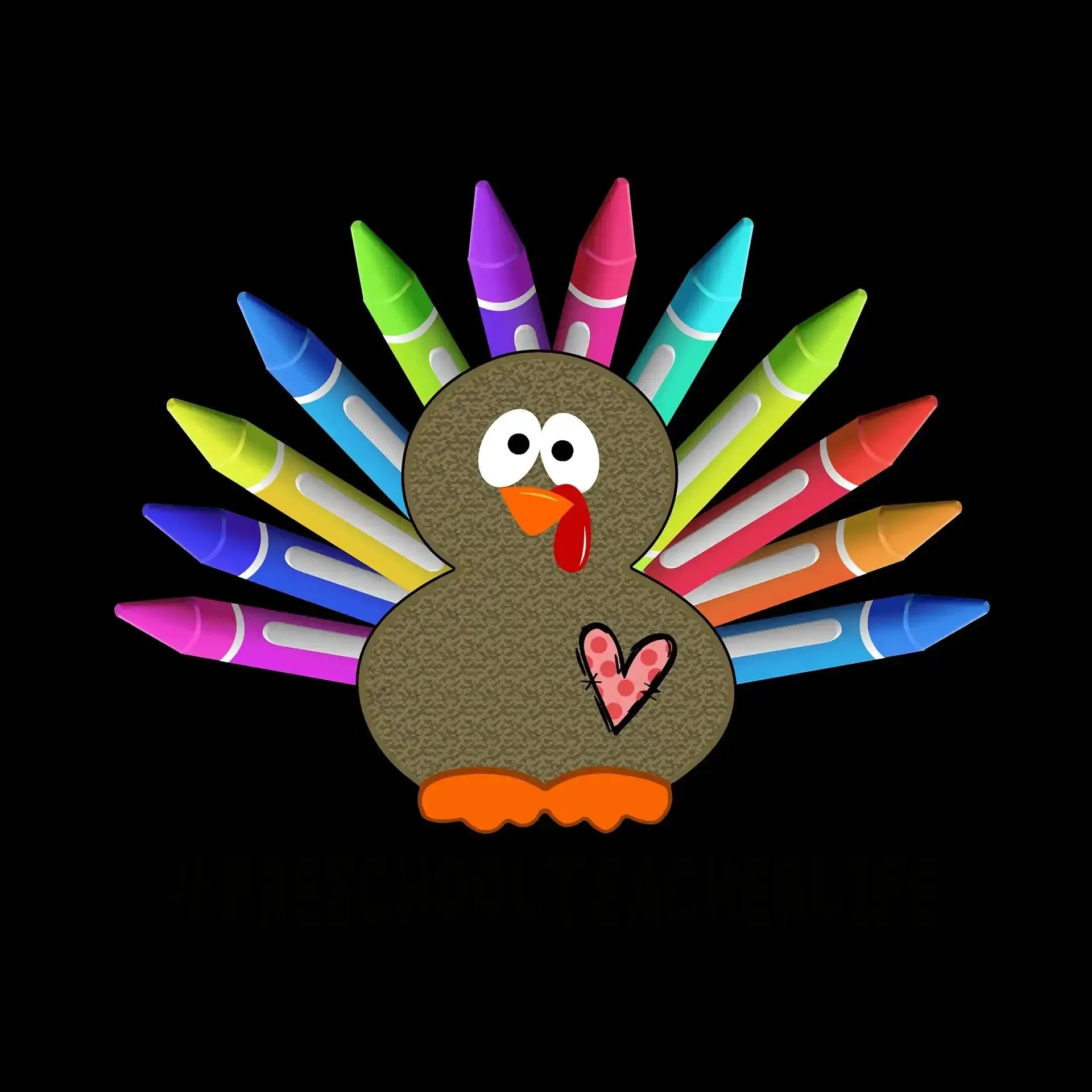 Pre School Teacher Life - Thanksgiving Themed T-Shirt-Blue-S-Custom One Express