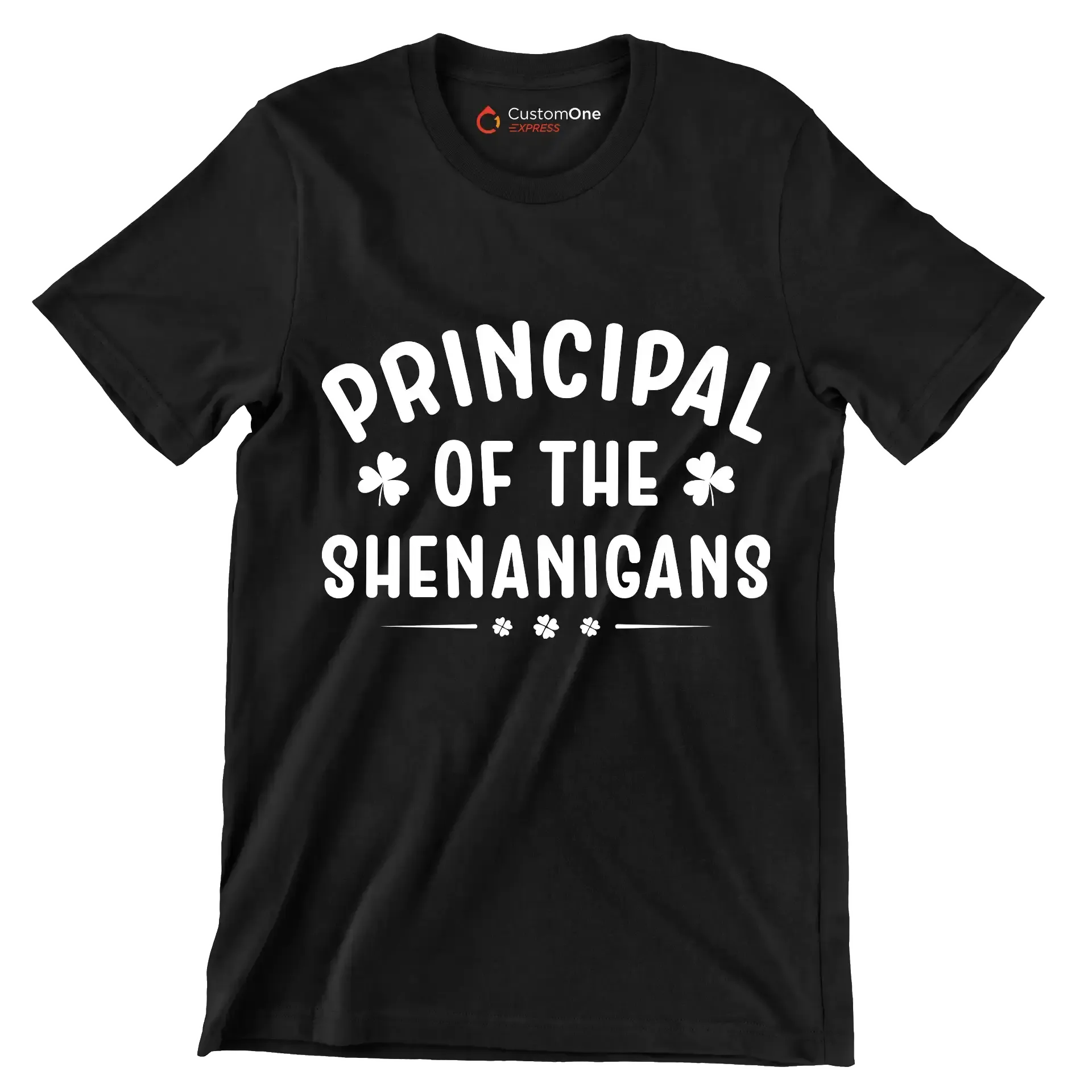 Principal Of The Shenanigans - St. Patrick's Day T-Shirt-Black-S-Custom One Express
