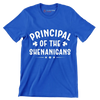 Principal Of The Shenanigans - St. Patrick's Day T-Shirt-Blue-S-Custom One Express