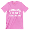 Principal Of The Shenanigans - St. Patrick's Day T-Shirt-Pink-S-Custom One Express