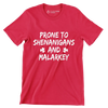 Prone To Shenanigans And Malarkey - St. Patrick's Day T-Shirt-Red-S-Custom One Express