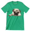 Pug - Dog Themed T-Shirt-Green-S-Custom One Express