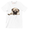 Pug - Dog Themed T-Shirt-White-S-Custom One Express