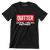 Quitter oops, I mean retired - Retirement Themed T-Shirt-Black-S-Custom One Express