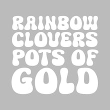 Rainbow clovers pots of gold - St. Patrick's Day T-Shirt-Black-S-Custom One Express