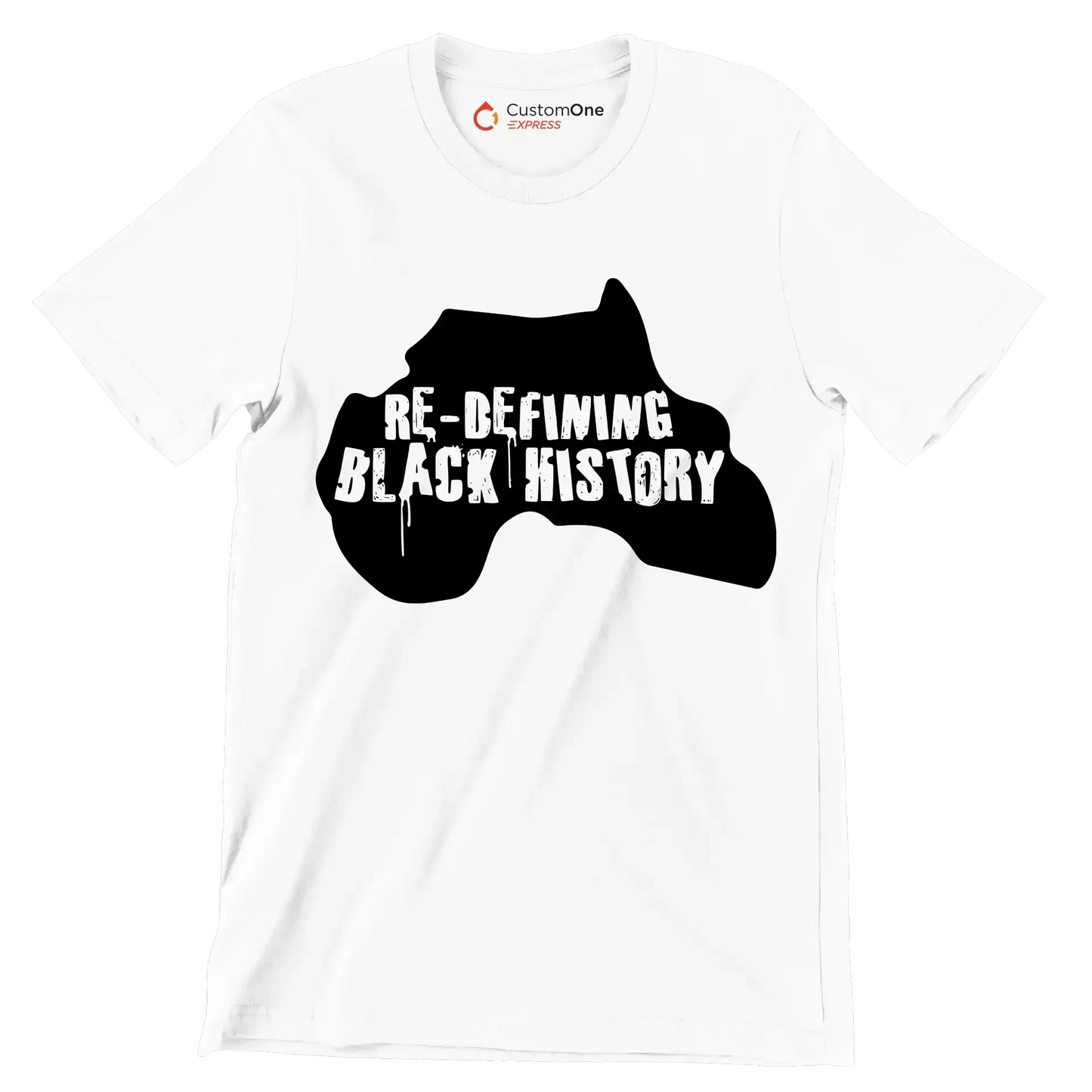 Re-defining black history - Martin Luther King T-Shirt-White-S-Custom One Express