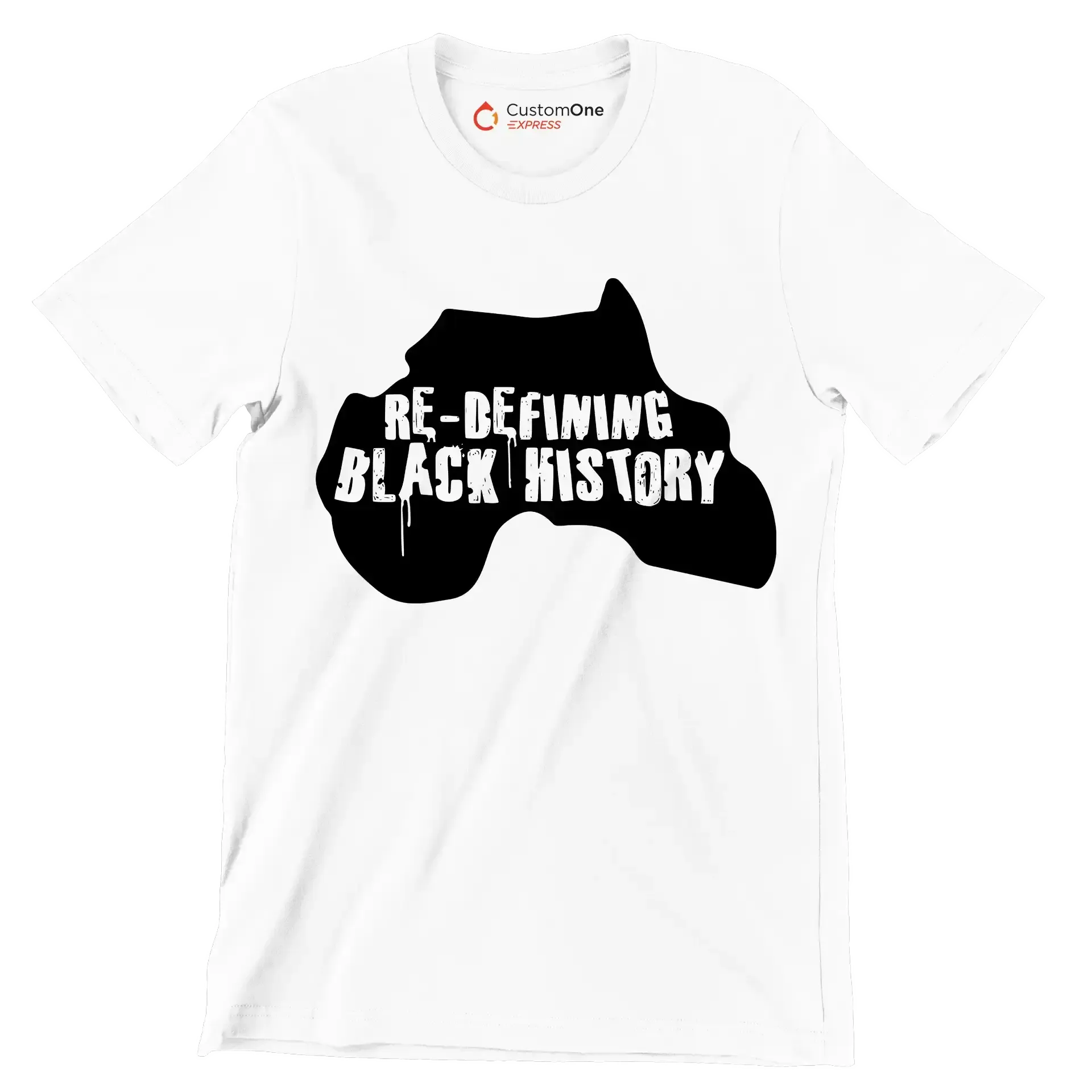 Re-defining black history - Martin Luther King T-Shirt-White-S-Custom One Express