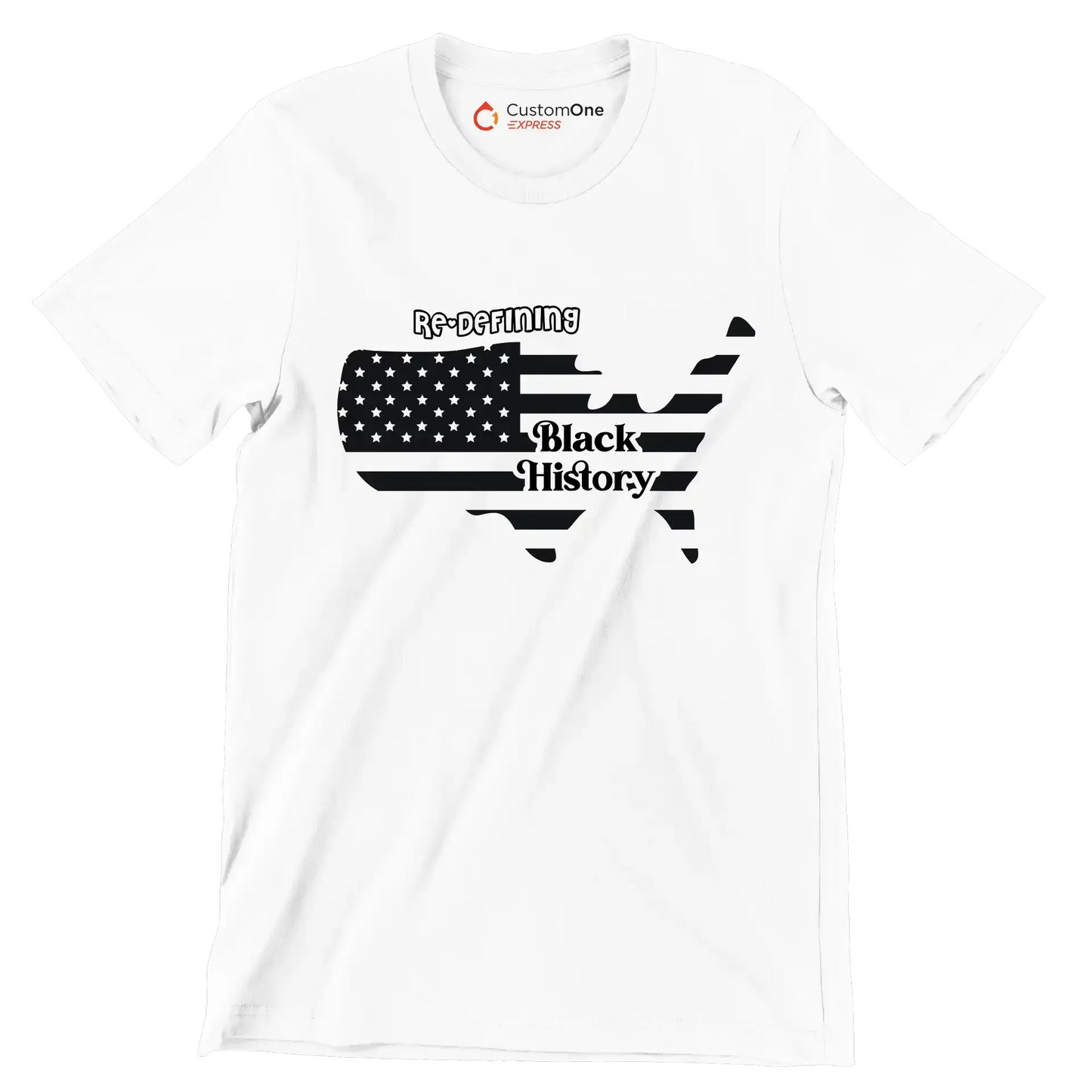 Re defining black history - Martin Luther King T-Shirt-White-S-Custom One Express