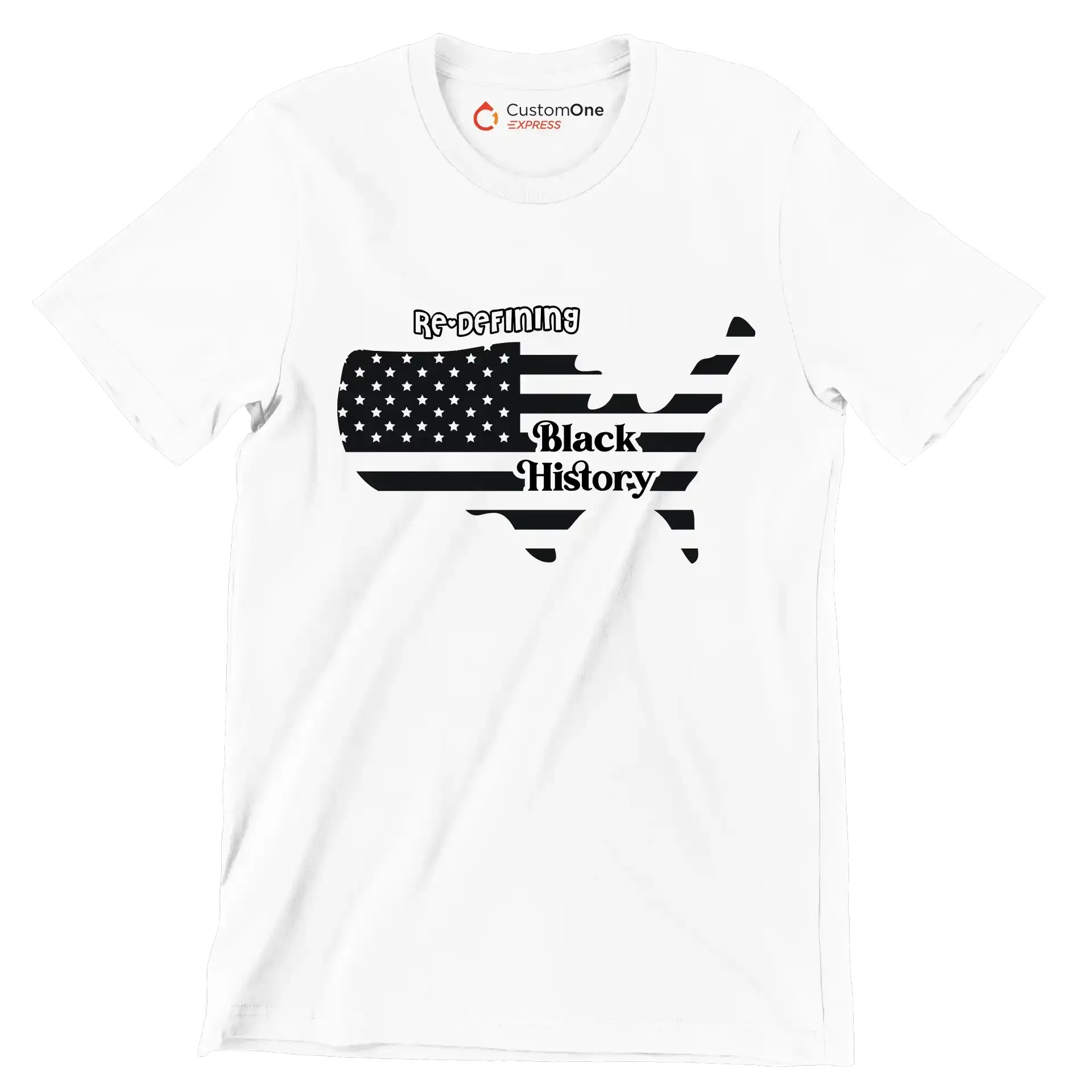 Re defining black history - Martin Luther King T-Shirt-White-S-Custom One Express