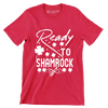 Ready To Shamrock - St. Patrick's Day T-Shirt-Red-S-Custom One Express