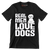 Real men love dogs - Dog Themed T-Shirt-Black-S-Custom One Express