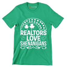 Realtors love shenanigans - St. Patrick's Day T-Shirt-Green-S-Custom One Express