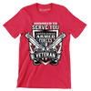 Honored to serve you united states armed forces veteran - Veterans Themed T-Shirt