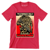 The strongest walls are not made of stone they are made of brave men - Veterans Themed T-Shirt