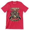 Freedom isn't free I paid for it blood sweat tears U.S. veteran - Veterans Themed T-Shirt