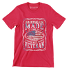 AMERICAN MADE IN THE USA SERVED WITH HONOR VETERAN - Veterans Themed T-Shirt