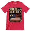 american veteran made in the usa served with honor - Veterans Themed T-Shirt