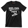 Reel Cool Papa - Father’s Day T-Shirt-Black-S-Custom One Express