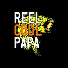 Reel Cool Papa - Father’s Day T-Shirt-Black-S-Custom One Express