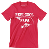 Reel Cool Papa - Father’s Day T-Shirt-Red-S-Custom One Express