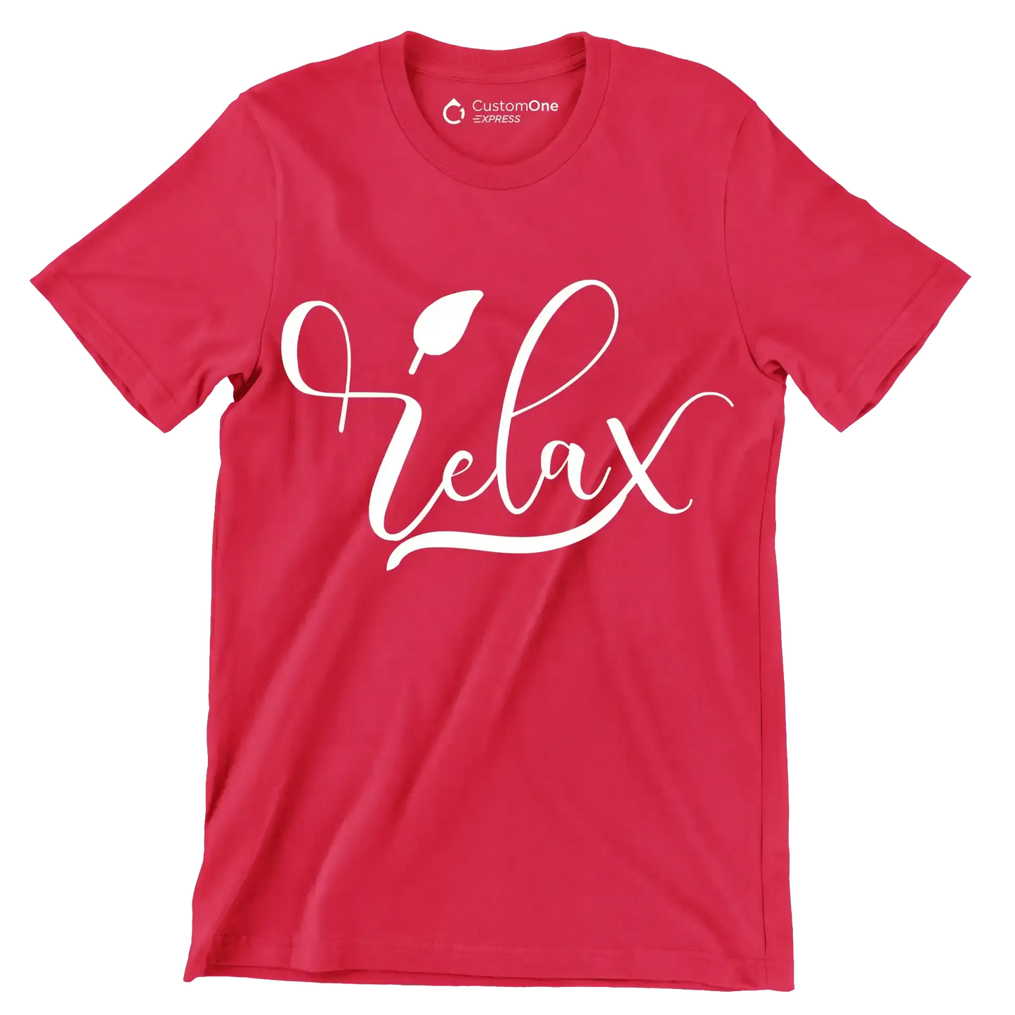 Relax - Sarcasm Themed T-Shirt-Red-S-Custom One Express