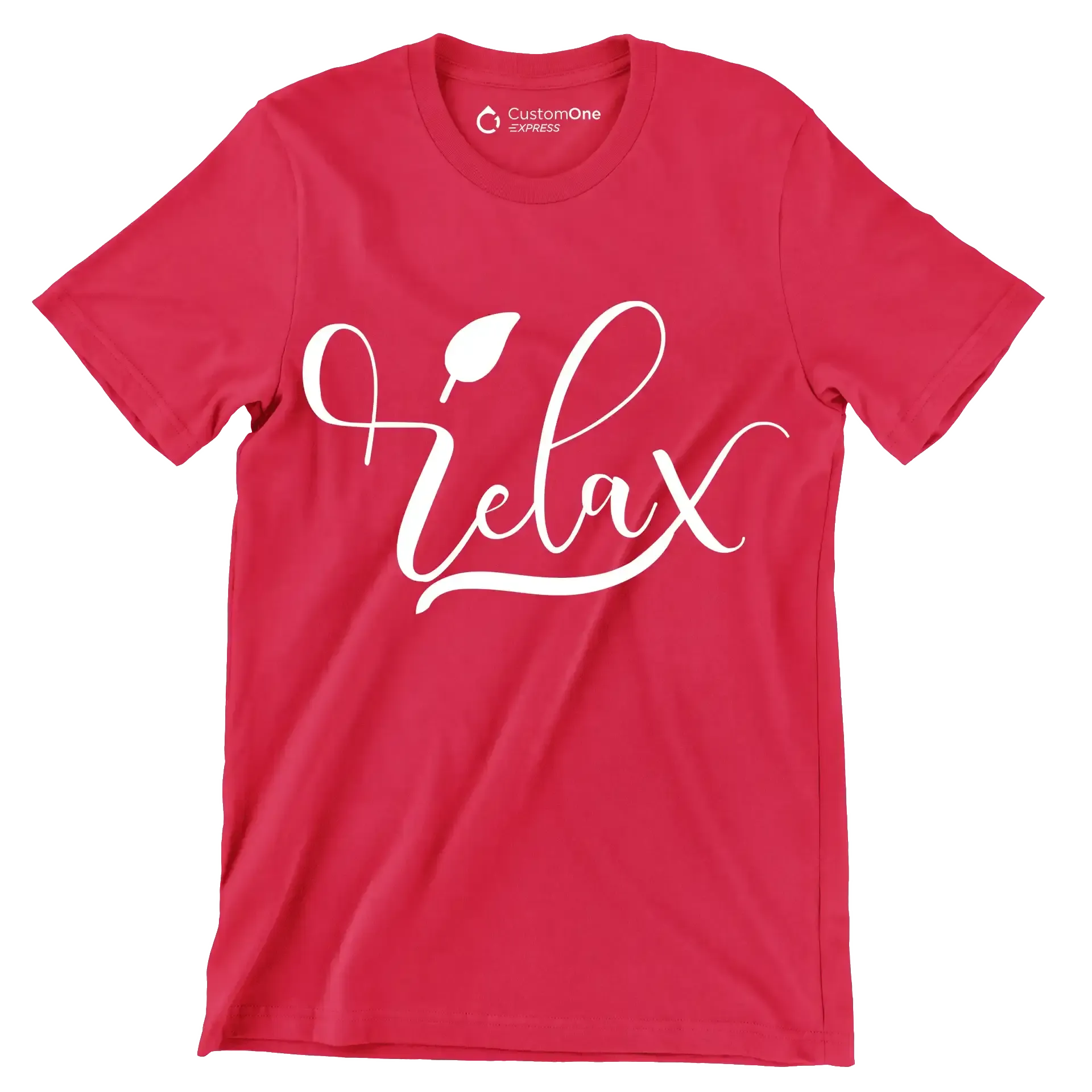 Relax - Sarcasm Themed T-Shirt-Red-S-Custom One Express