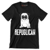 Repuglican - Dog Themed T-Shirt-Black-S-Custom One Express