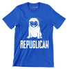 Repuglican - Dog Themed T-Shirt-Blue-S-Custom One Express