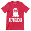 Repuglican - Dog Themed T-Shirt-Red-S-Custom One Express