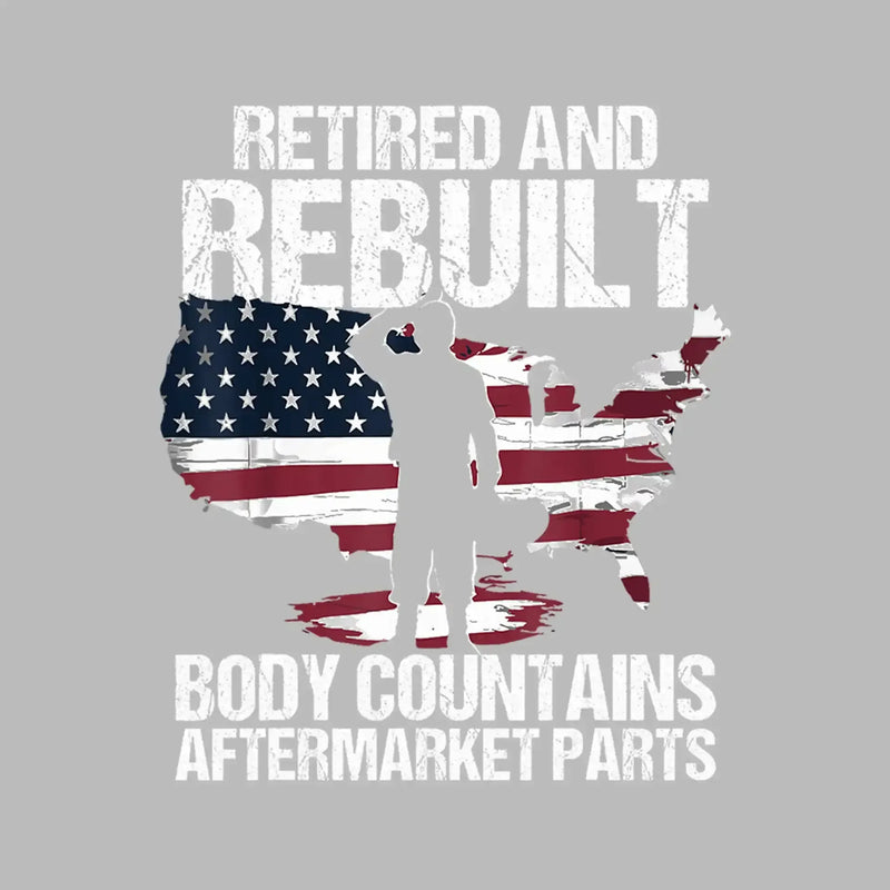 Retired and rebuilt body contains aftermarket parts - Retirement Themed T-Shirt-Black-S-Custom One Express