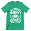 Retired but forever a correctional officer at heart - Retirement Themed T-Shirt-Green-S-Custom One Express