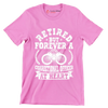 Retired but forever a correctional officer at heart - Retirement Themed T-Shirt-Pink-S-Custom One Express