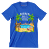 Retired not my problem anymore retired since 2025 - Retirement Themed T-Shirt-Blue-S-Custom One Express