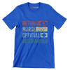 Retired nurse official discharged - Retirement Themed T-Shirt-Blue-S-Custom One Express