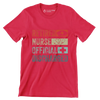 Retired nurse official discharged - Retirement Themed T-Shirt-Red-S-Custom One Express