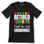 Retired teacher make the most grandmas - Retirement Themed T-Shirt-Black-S-Custom One Express