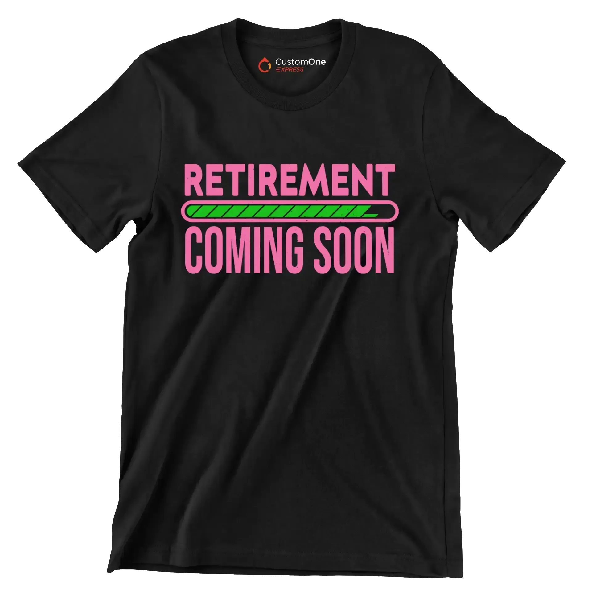 Retirement coming soon - Retirement Themed T-Shirt-Black-S-Custom One Express