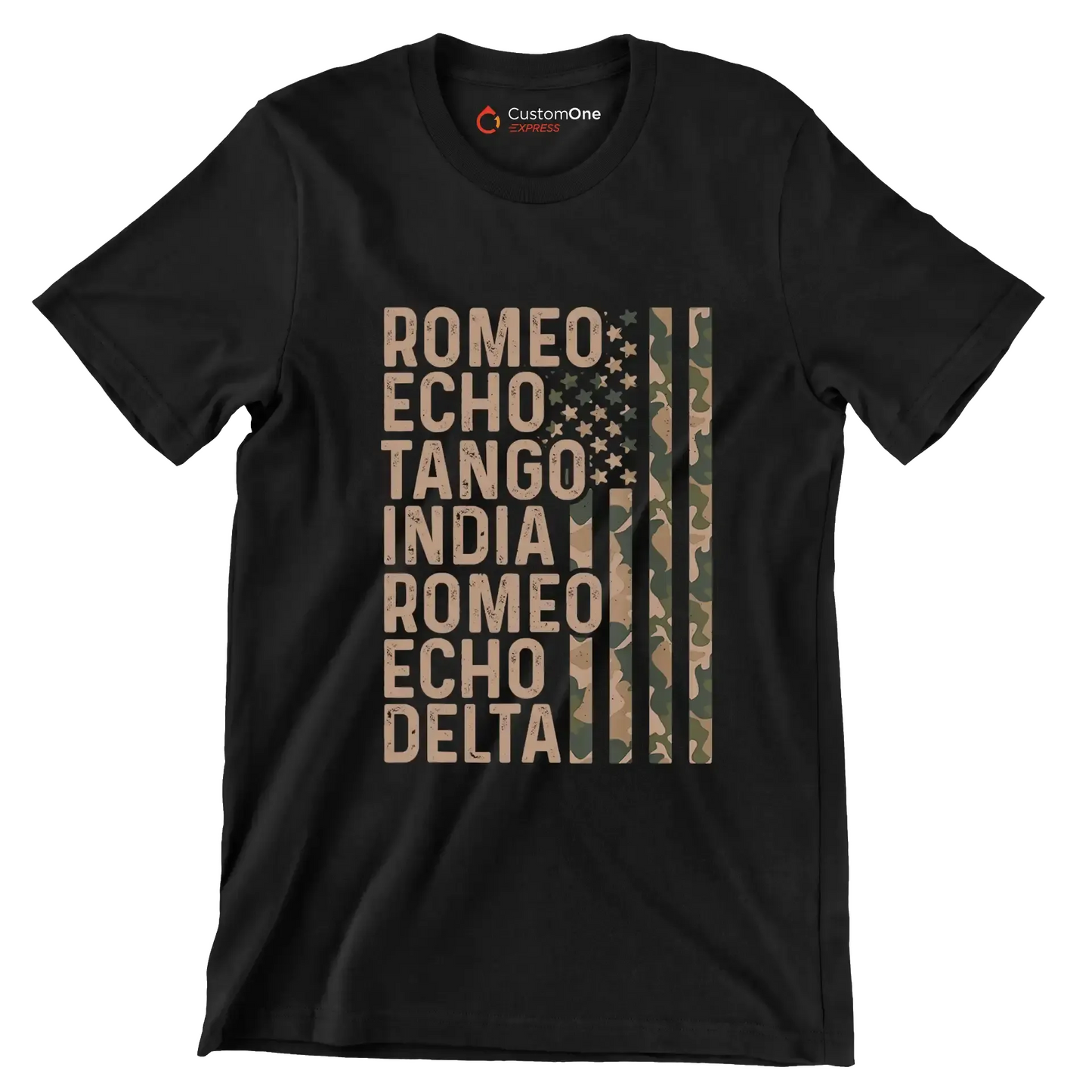 Romeo echo tango india romeo echo delta - Retirement Themed T-Shirt-Black-S-Custom One Express