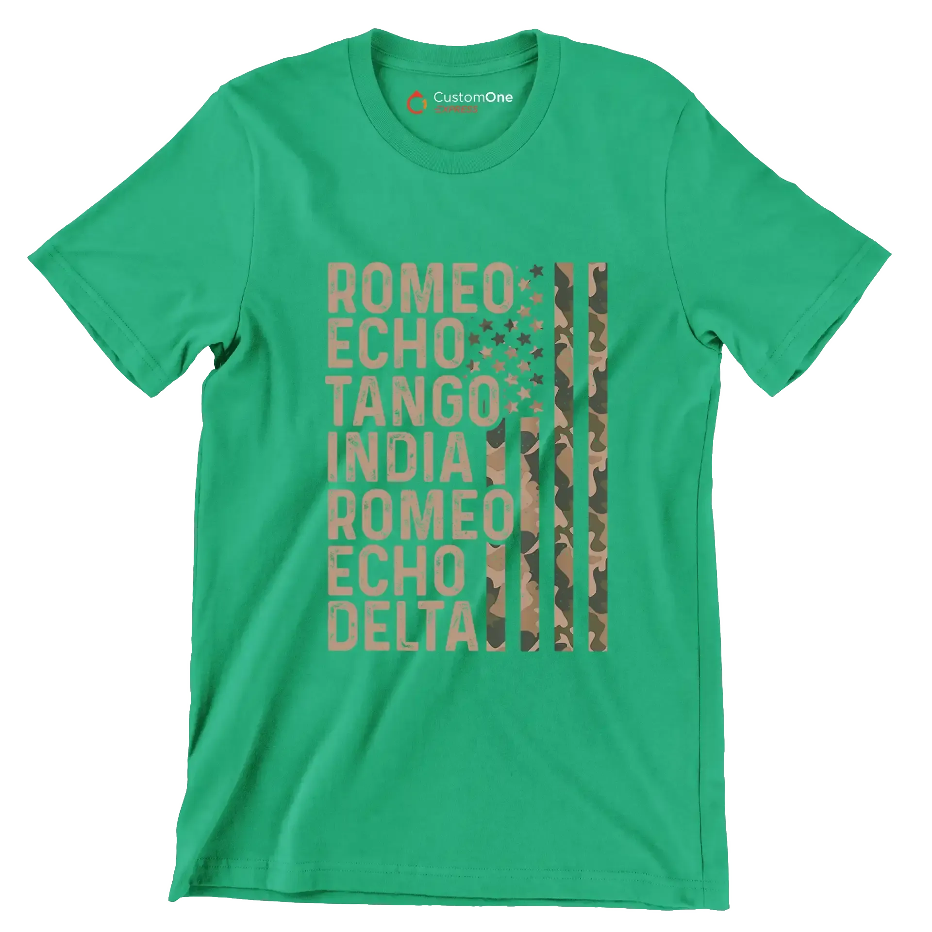 Romeo echo tango india romeo echo delta - Retirement Themed T-Shirt-Green-S-Custom One Express