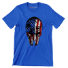 AMERICAN WARRIOR MASK ILLUSTRATION - Veterans Themed T-Shirt